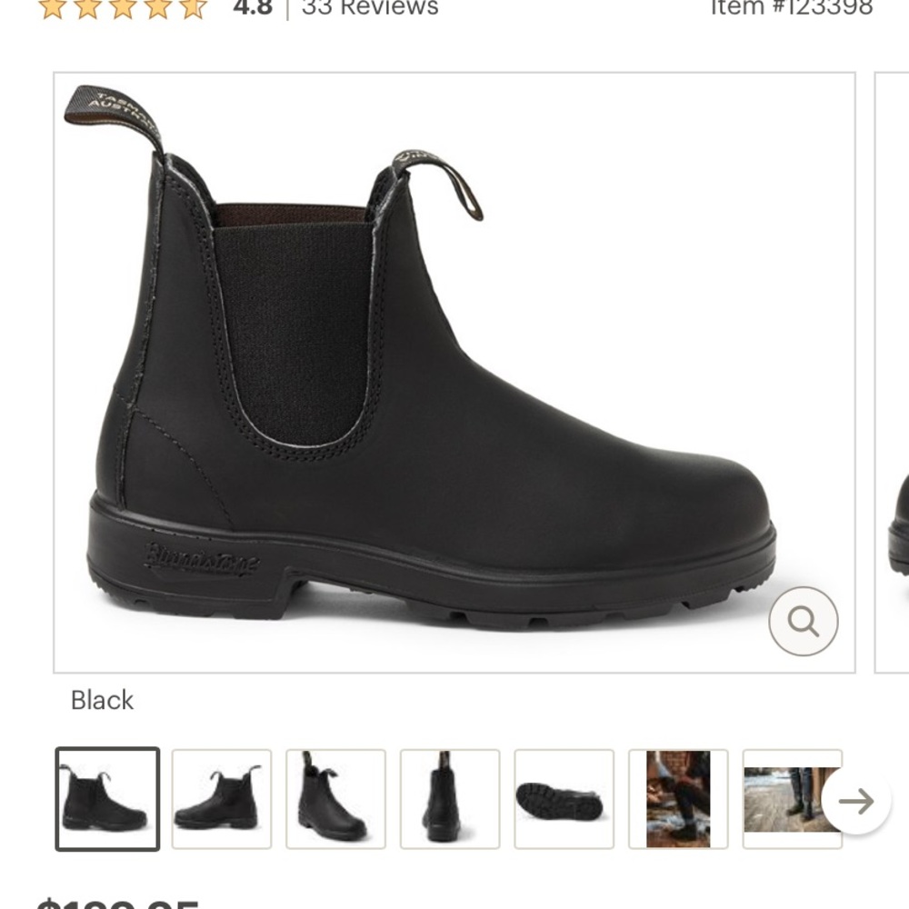 Black blundstone boots